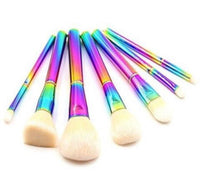 7 Piece Metallic Rainbow | Brush Set