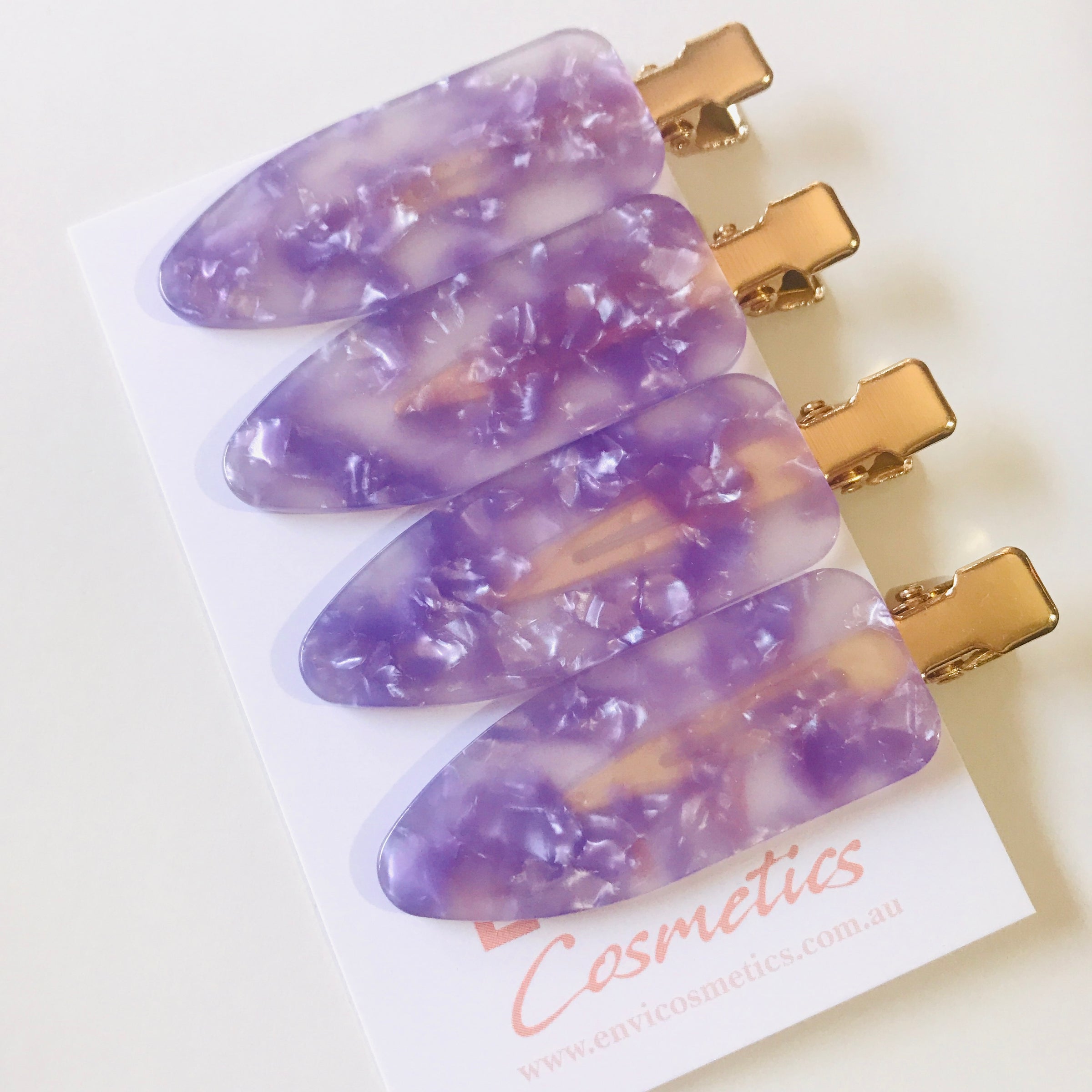 Lilac Dream Creaseless | Hair Clips | 4pce Set
